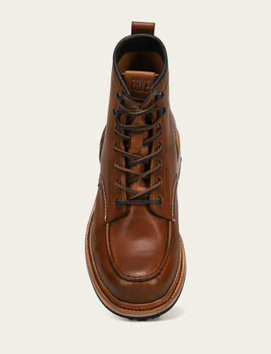 Hudson Workboot Lug - Caramel - Top Down