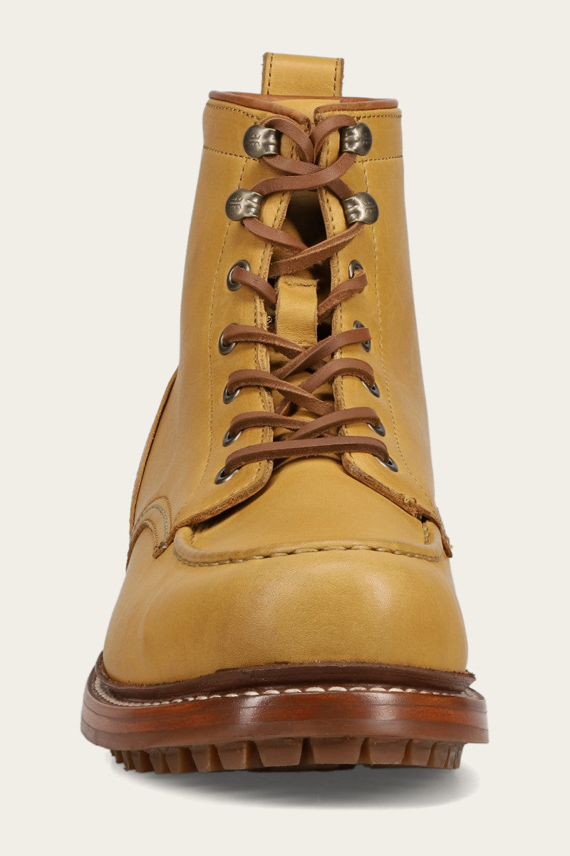 Hudson Workboot Lug - Banana - Front