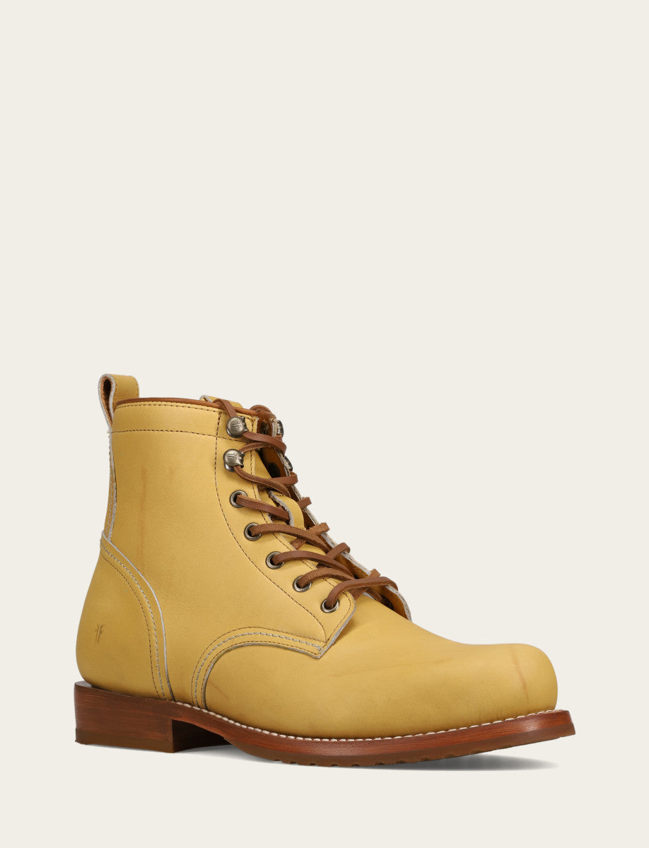 Hudson Workboot Plain Toe - Banana - Hero