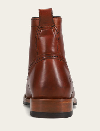 Hudson Workboot Plain Toe - Whiskey - Back