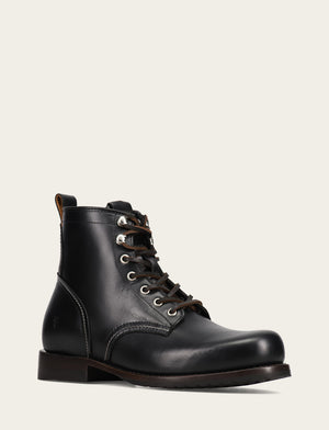 Hudson Workboot Plain Toe - Black - Hero