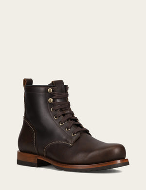 Hudson Workboot Plain Toe - Bourbon - Hero