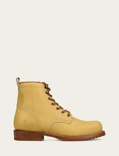 Hudson Workboot Plain Toe - Banana - Outside