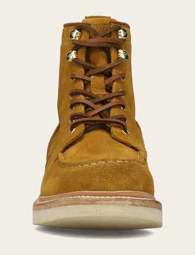 Hudson Workboot Wedge - Golden Rod - Front