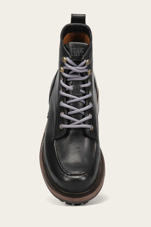 Hudson Workboot - Black - Top Down