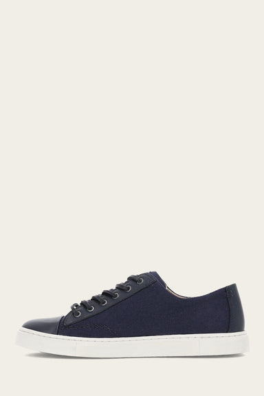 Ivy Canvas Low Lace - Navy - Inside