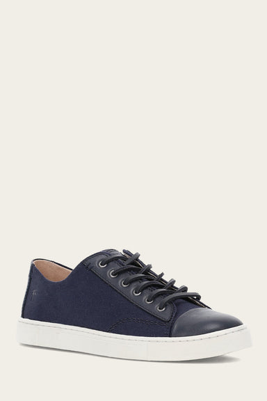 Ivy Canvas Low Lace - Navy - Hero
