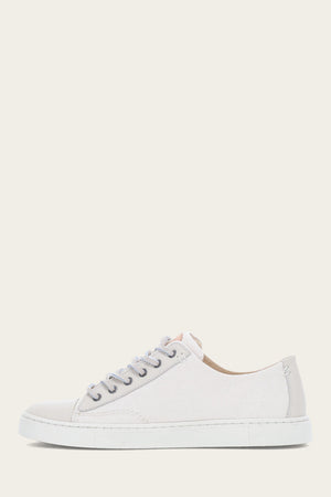 Ivy Canvas Low Lace - Ivory - Inside