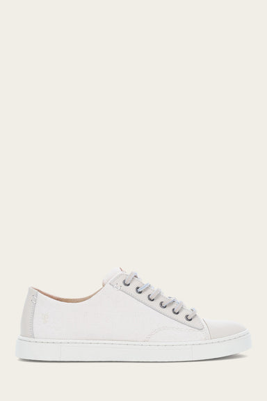 Ivy Canvas Low Lace - Ivory - Outside
