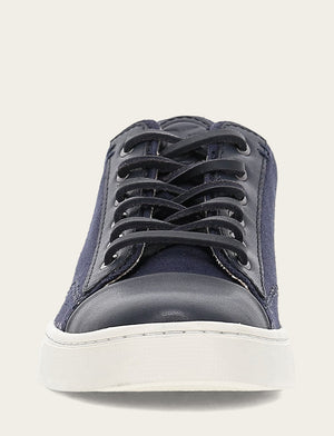 Ivy Canvas Low Lace - Navy - Front
