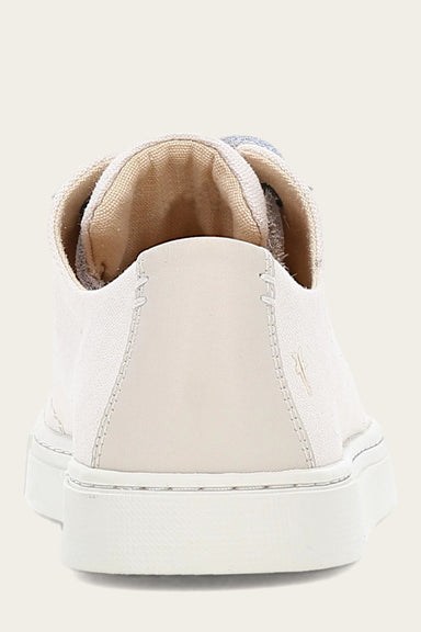 Ivy Canvas Low Lace - Ivory - Back