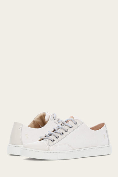 Ivy Canvas Low Lace - Ivory - Pair