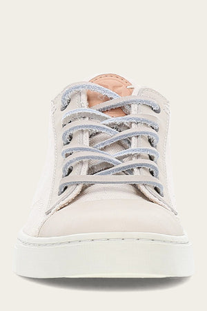 Ivy Canvas Low Lace - Ivory - Front