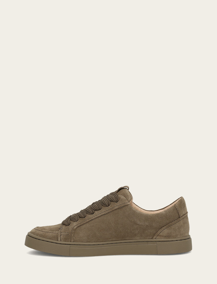 Ivy Court Low Lace Sneaker - Moss - Inside