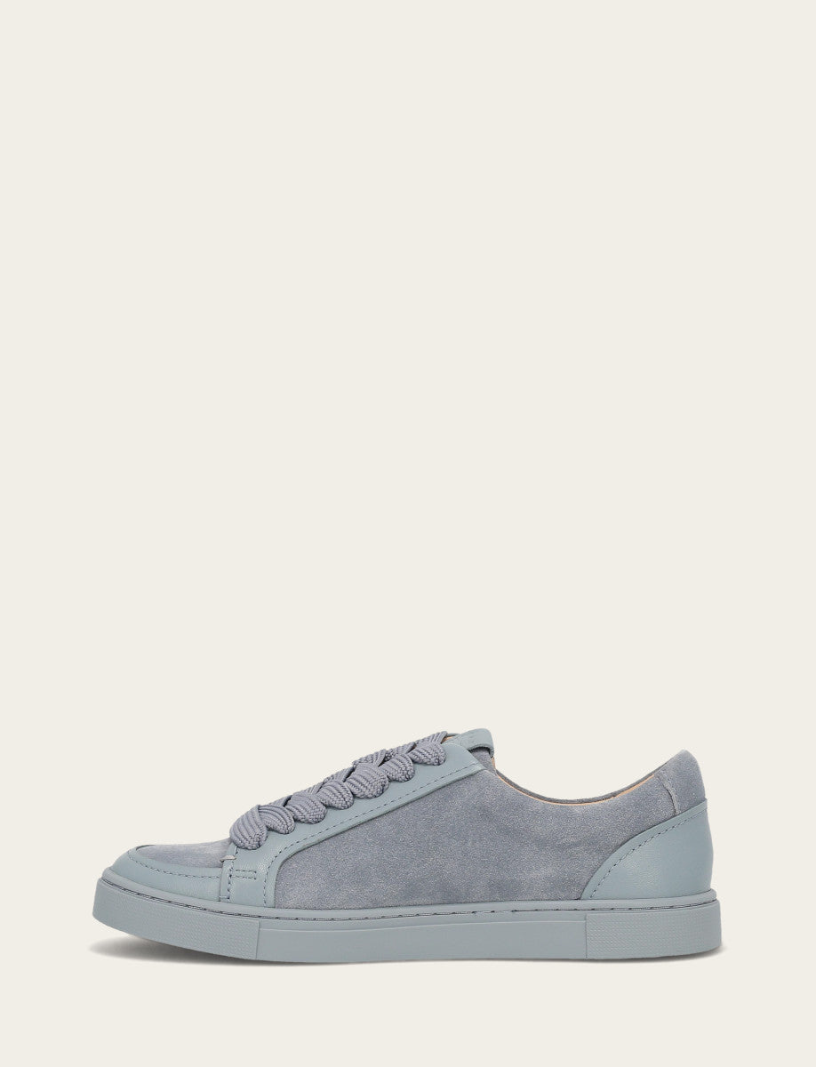 Ivy Court Low Lace Sneaker - Steel Blue - Inside