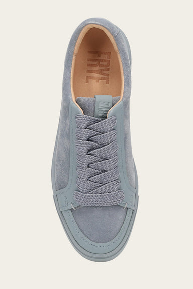 Ivy Court Low Lace Sneaker - Steel Blue - Top Down