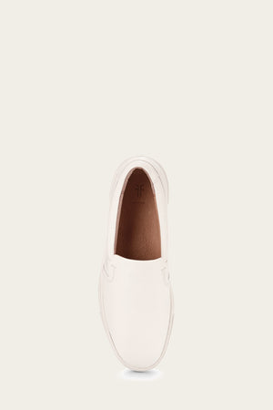 Ivy Slip On - White - Top Down