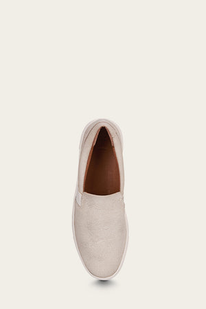 Ivy Slip On - Cream - Top Down