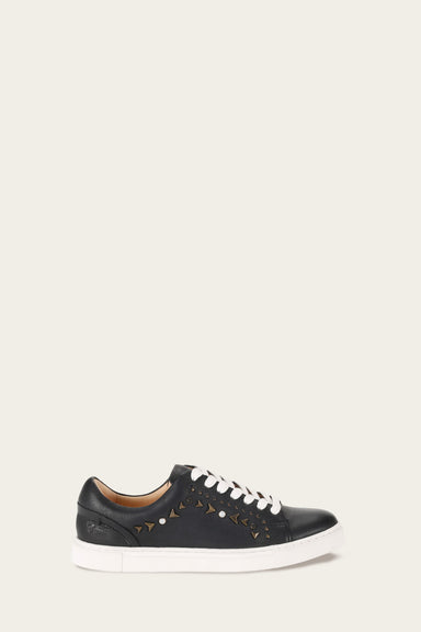 Ivy Studded Low Lace - Black - Outside