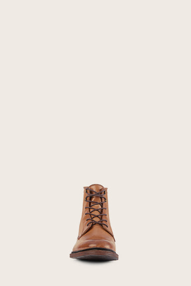 James Lace Up - Tan - Front
