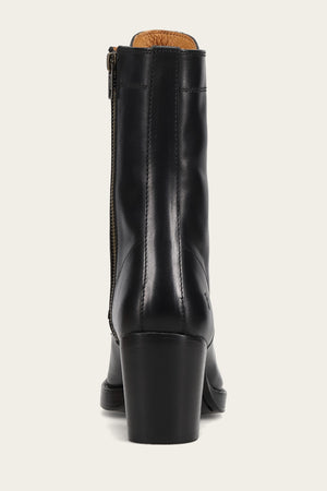Jean Lace Up - Black - Back