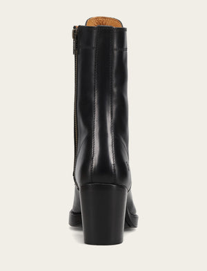 Jean Lace Up - Black - Back
