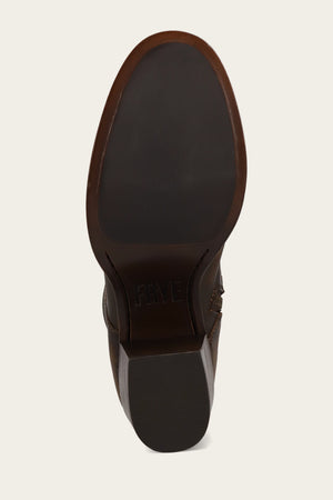 Jean Lace Up - Distressed Dark Brown - Sole