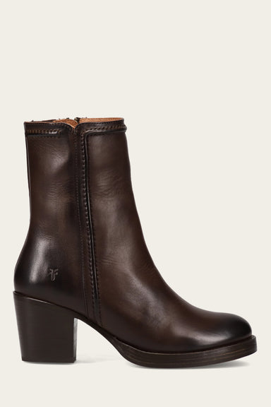 Jean Short Inside Zip - Chocolate - Outside