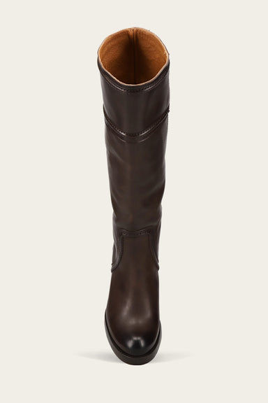Jean Tall Pull On Wc - Chocolate - Top Down
