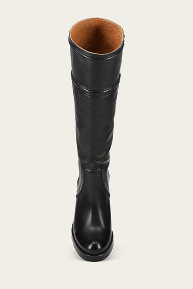 Jean Tall Pull On Wc - Black - Top Down