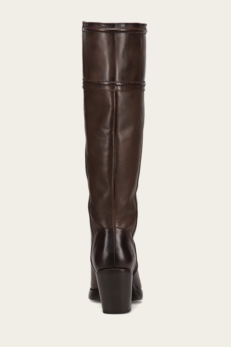 Pull on wide calf boots sale