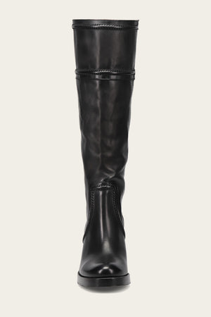 Jean Tall Pull On Wc - Black - Front