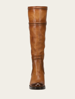 Jean Tall Pull On - Caramel - Front