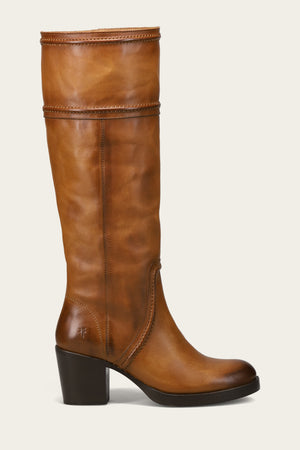 Jean Tall Pull On - Caramel - Outside