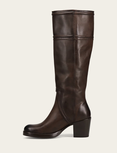 Jean Tall Pull On - Chocolate - Inside