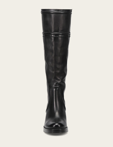 Jean Tall Pull On - Black - Front
