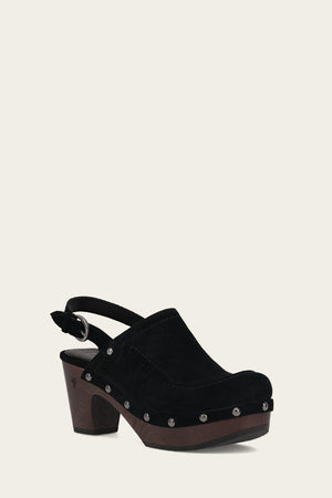 Jessica Slingback Clog - Black - Hero