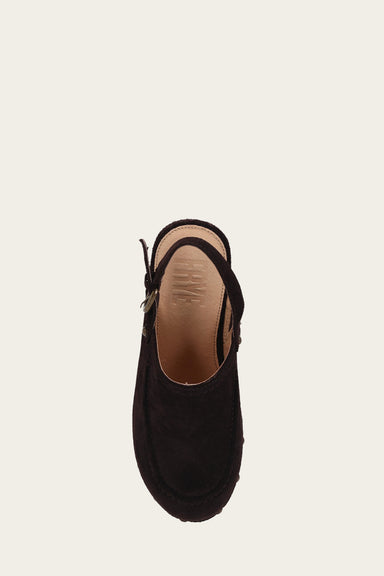 Jessica Slingback Clog - Chocolate - Top Down