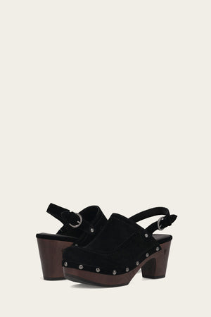 Jessica Slingback Clog - Black - Pair