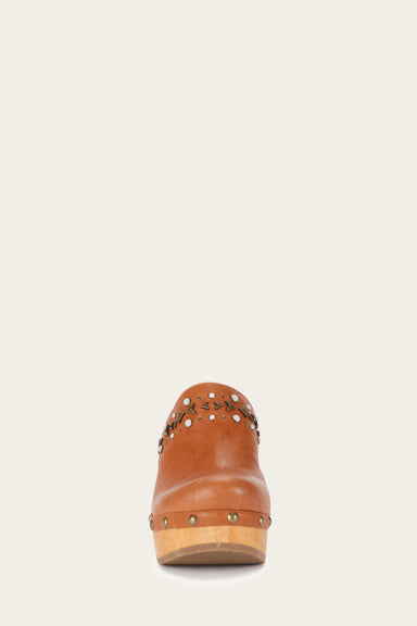 Jessica Studded Clog - Tan - Front