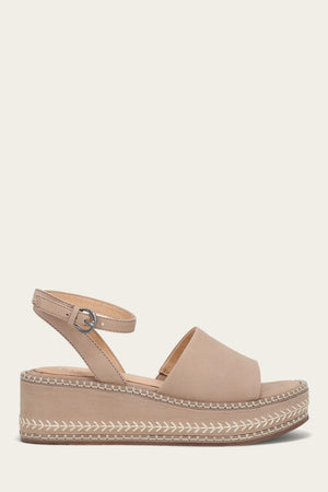 Joy Ankle Strap Platform Sandal - Clay - Outside