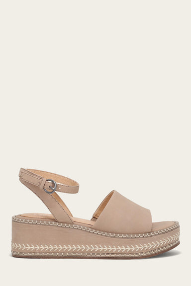 Joy Ankle Strap Platform Sandal - Clay - Outside