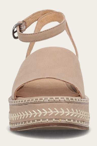 Joy Ankle Strap Platform Sandal - Clay - Front