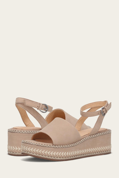 Joy Ankle Strap Platform Sandal - Clay - Pair