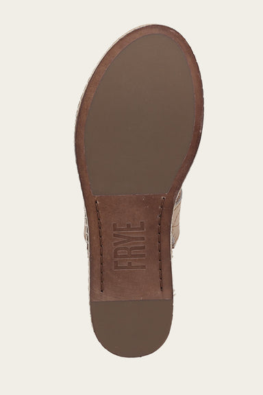 Joy Woodstock 2 Band Platform Slide - Natural/ Almond - Sole