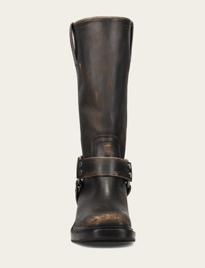 Kate Harness - Distressed Black - Front