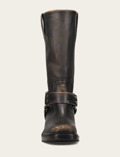 Kate Harness - Distressed Black - Front