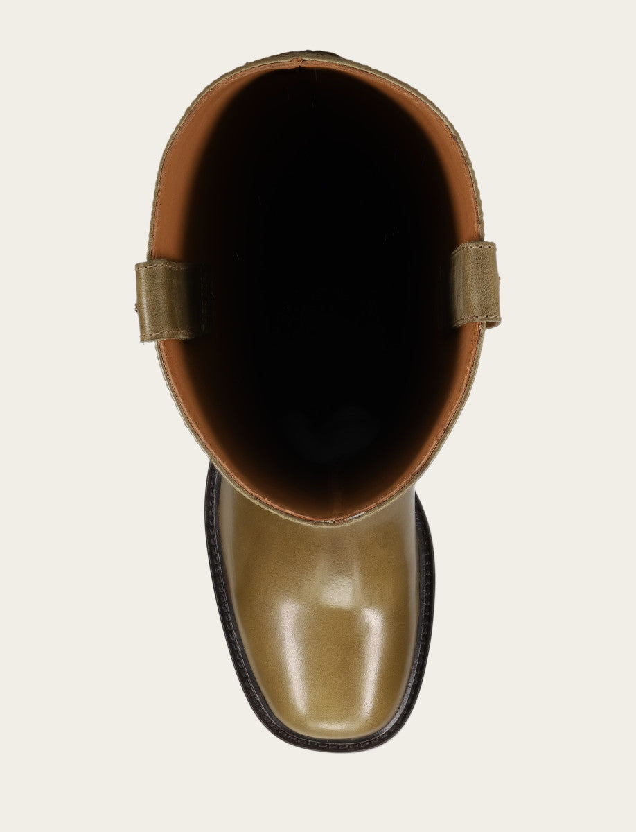 Kate Pull On - Olive - Top Down