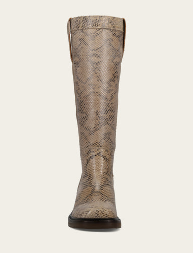 Kate Pull On - Beige Snake - Front