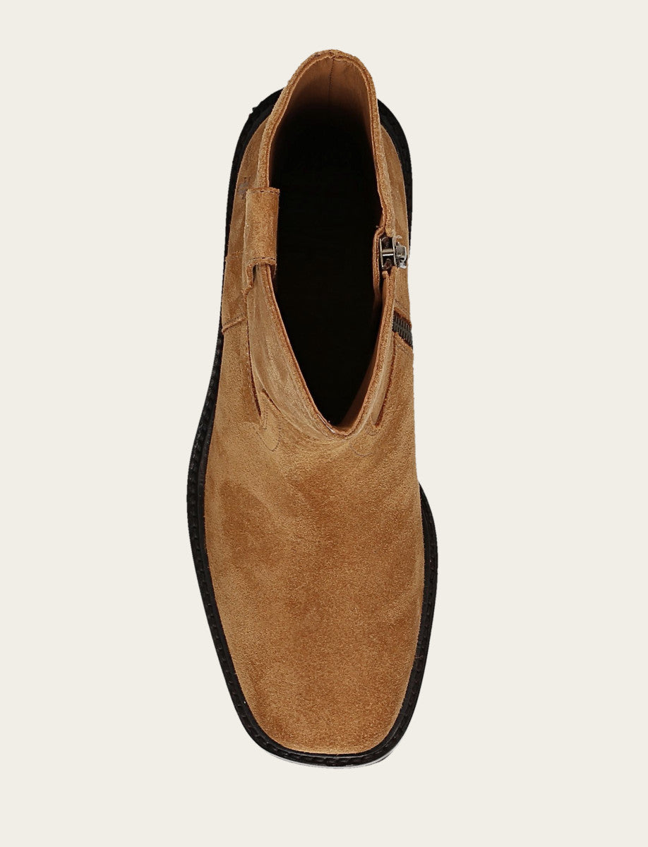 Kate Short Inside Zip - Toffee - Top Down